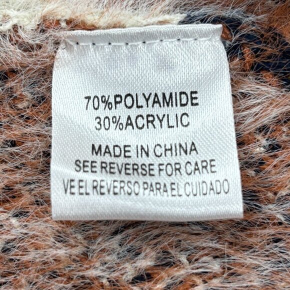 Sweet Lovely by Jen Long Aztec Cardigan Women's Sz S/M Open Front Pockets Soft - Picture 7 of 10